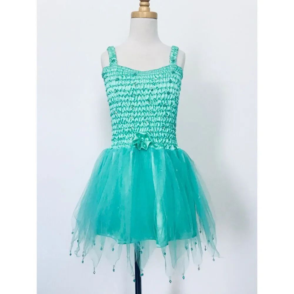 NEW Kids Girls 8/10 Sequin Fairy Halloween Costume